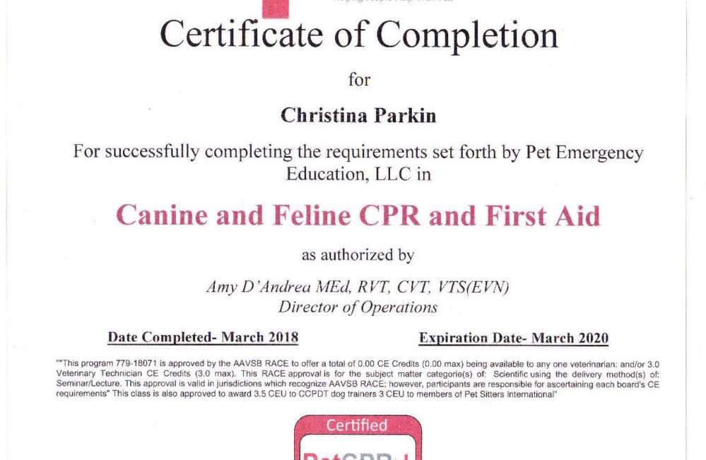Pet CPR+